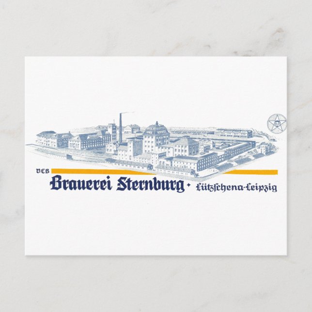 Postal Brauerei Sternburg (Anverso)