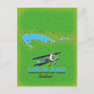 Postal Brauneck Bavaria, poster de esquí de Alemania