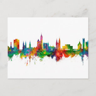 Postal Braunschweig Alemania Skyline