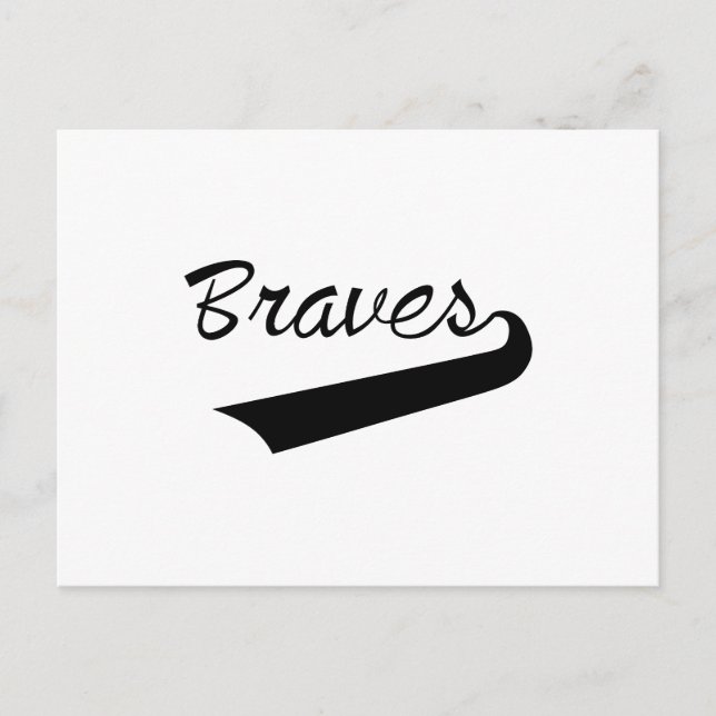 Postal Braves (Anverso)