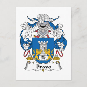 Postal Bravo Family Crest