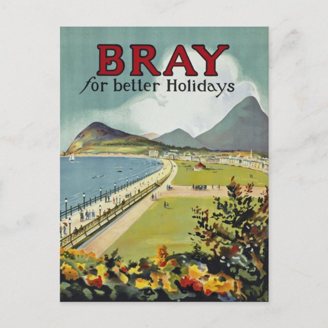 Postal Bray ~ para mejores vacaciones (Anverso)