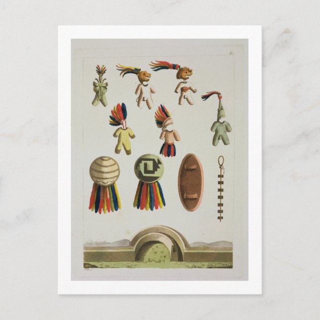 Postal Brazos mexicanos (color lito) (Anverso)