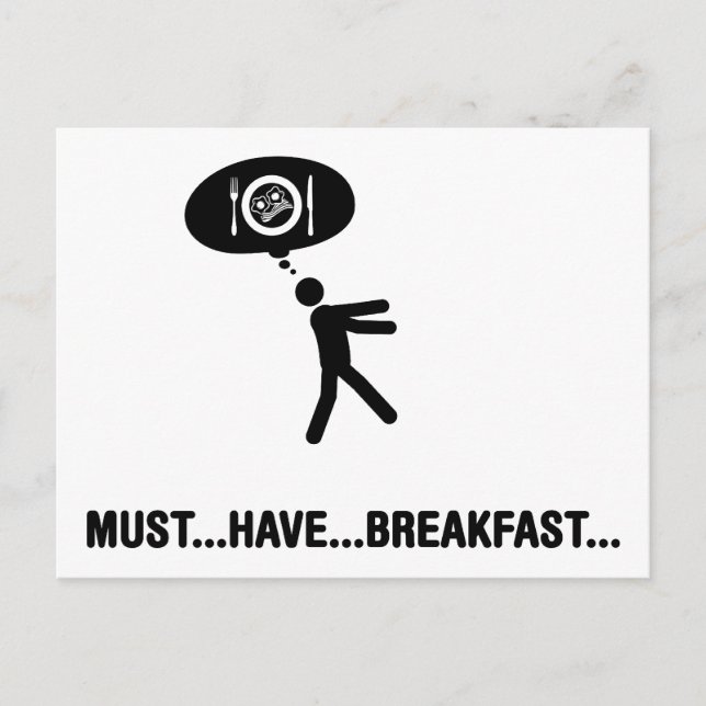Postal Breakfast Lover (Anverso)
