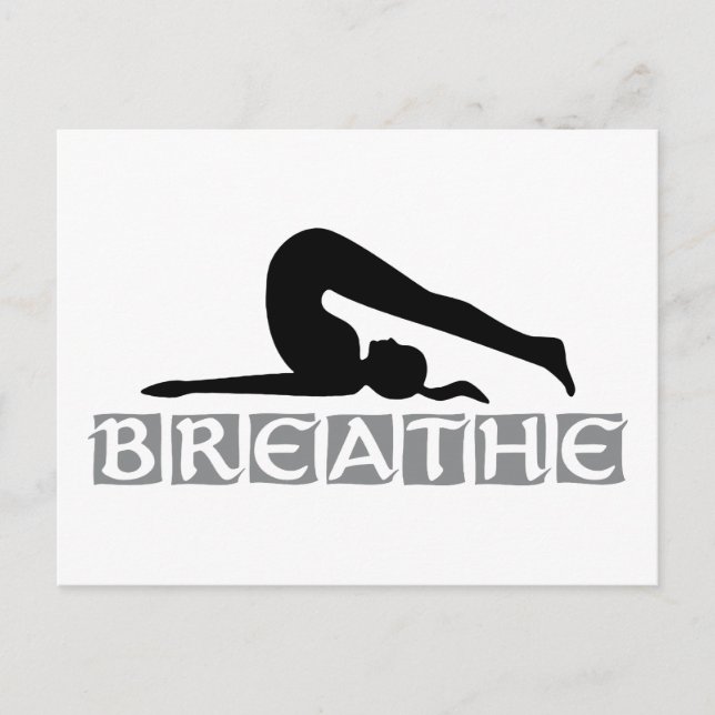 Postal BREATHE Yoga (Anverso)
