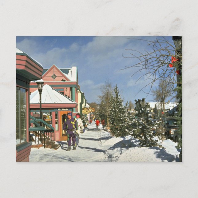 Postal Breckenridge, Colorado, EE.UU. Winter (Anverso)