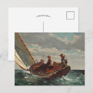 Postal Breezing Up (Un viento favorable)   Winslow Homer