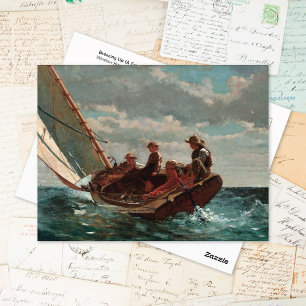 Postal Breezup Fair Winslow Homer