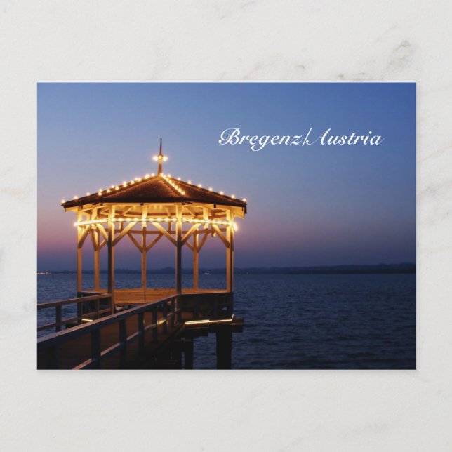 Postal Bregenz am Bodensee (Anverso)