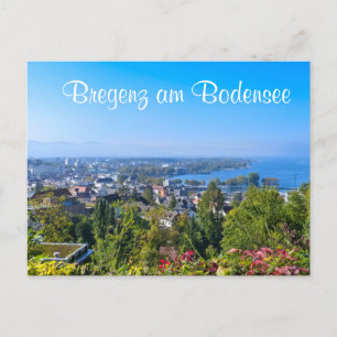 Postal Bregenz am Bodensee Postcard