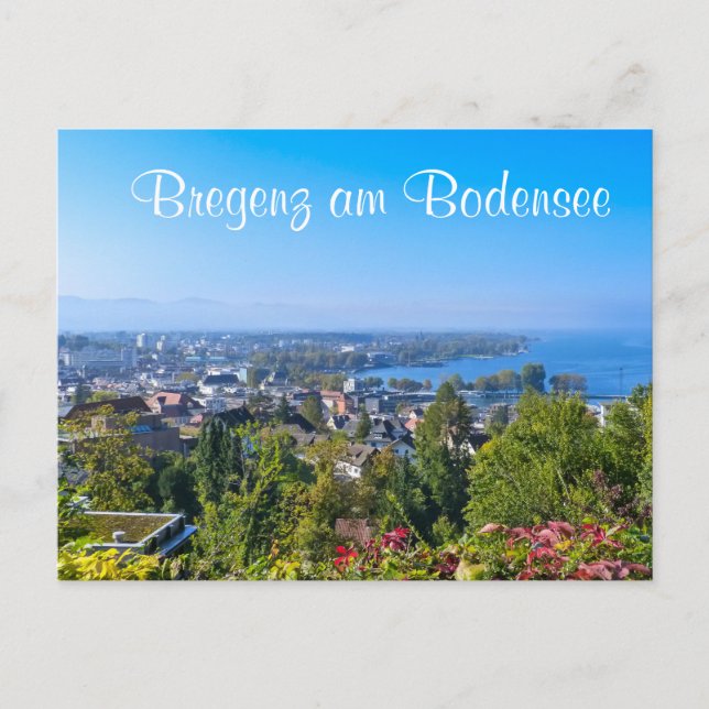 Postal Bregenz am Bodensee Postcard (Anverso)
