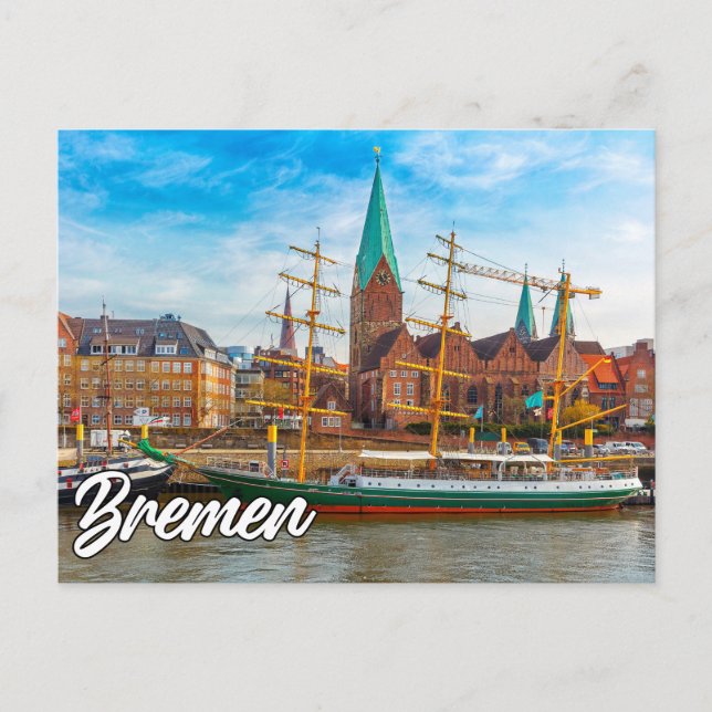 Postal Bremen, Alemania (Anverso)