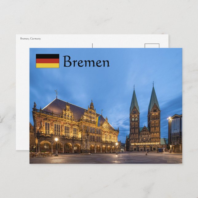 Postal Bremen Alemania (Anverso / Reverso)