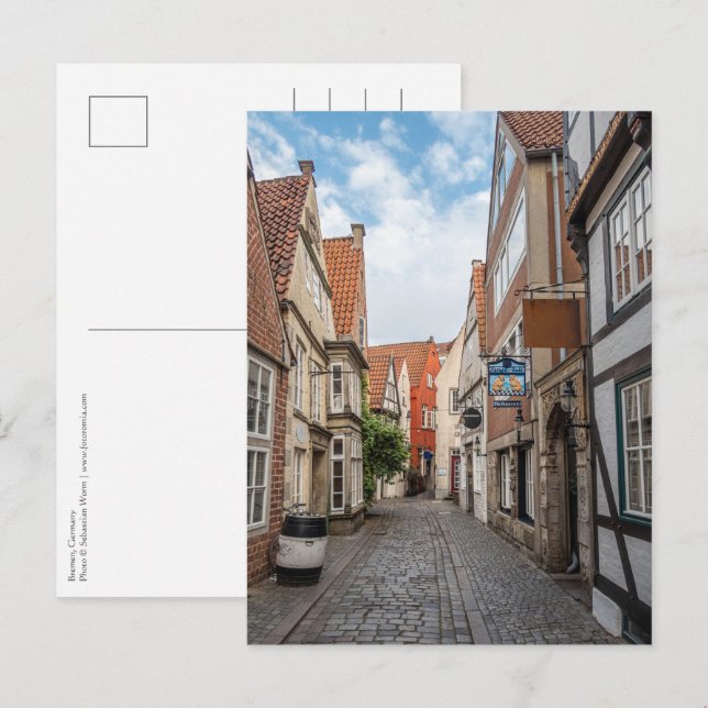 Postal Bremen Alemania (Anverso / Reverso)