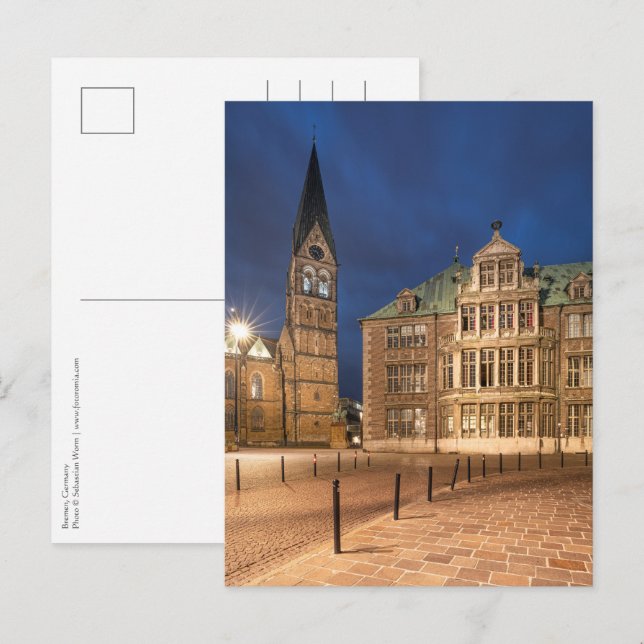 Postal Bremen Alemania (Anverso / Reverso)