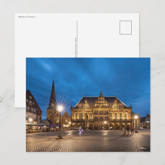 Postal Bremen Alemania (Anverso / Reverso)