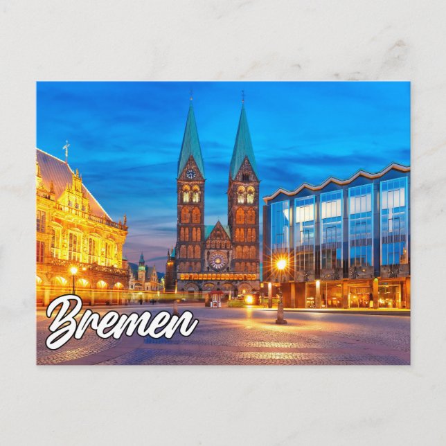 Postal Bremen, Alemania (Anverso)