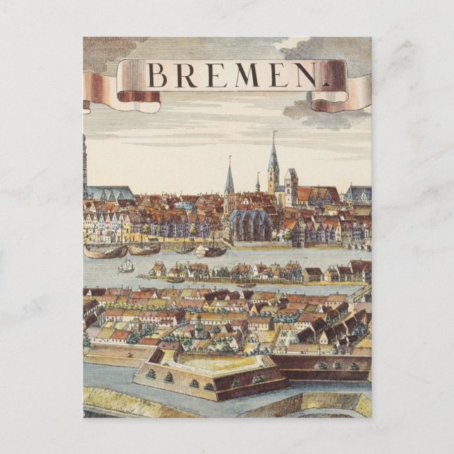 Postal Bremen, Alemania, 1719 (Anverso)