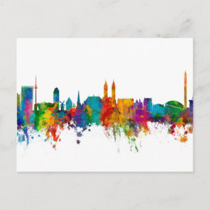 Postal Bremen Alemania Skyline