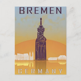 Postal bremen vintage Brême Alemania Viaje alemagne