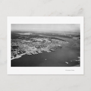 Postal Bremerton, WA - Vista aérea de la fotografía de la
