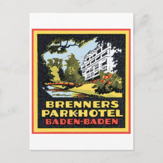 Postal Brenners Park Hotel Baden-Baden