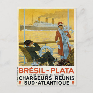 Postal Bresil-Plata