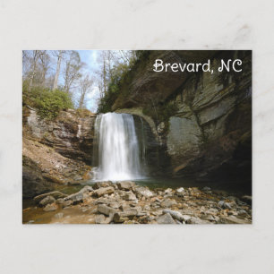 Postal Brevard NC con aspecto de cristal Cae cascada