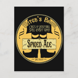 Postal Brew de bruja