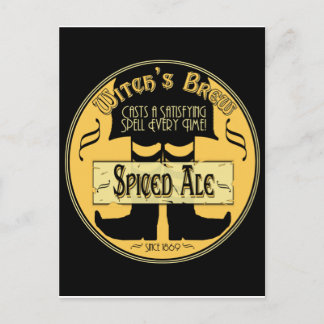 Postal Brew de bruja