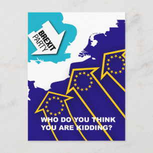 Postal Brexit Fiesta Ejército de papá