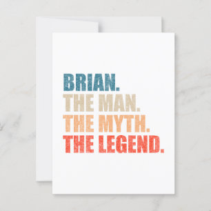 Postal Brian El Hombre El Mito La Leyenda