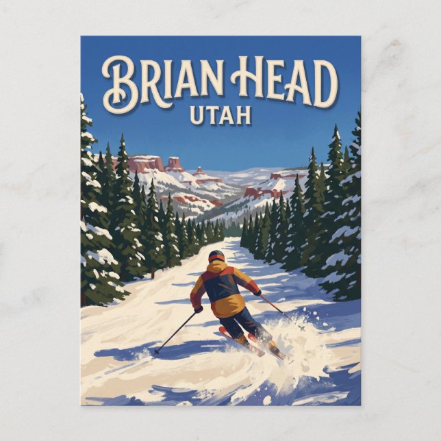 Postal Brian Head Resort Utah (Anverso)