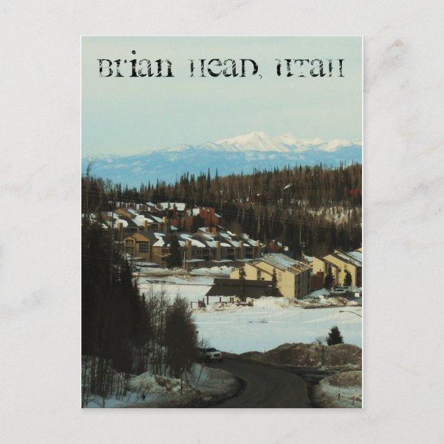 Postal Brian Head, Utah (Anverso)