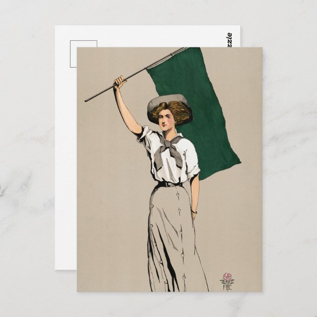 Postal Briar dulce (1908) (Anverso / Reverso)