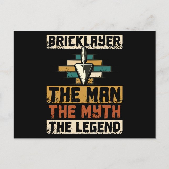 Postal Bricklayer The Man The Myth The Legend (Anverso)
