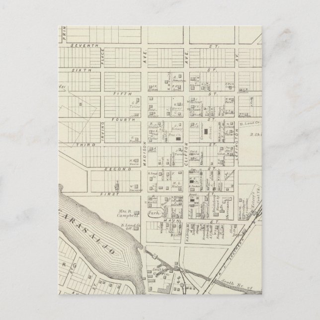 Postal Bricksburg, Ocean County New Jersey (Anverso)