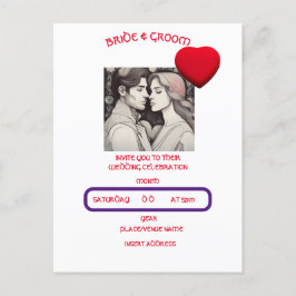 POSTAL BRIDE Y GROOM