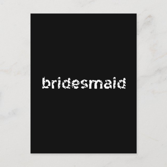 Postal Bridesmaid (Anverso)
