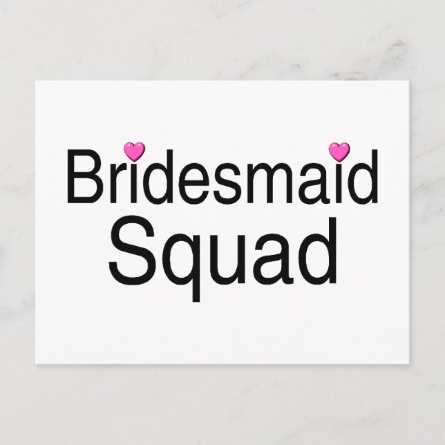 Postal Bridesmaid Squad (Anverso)
