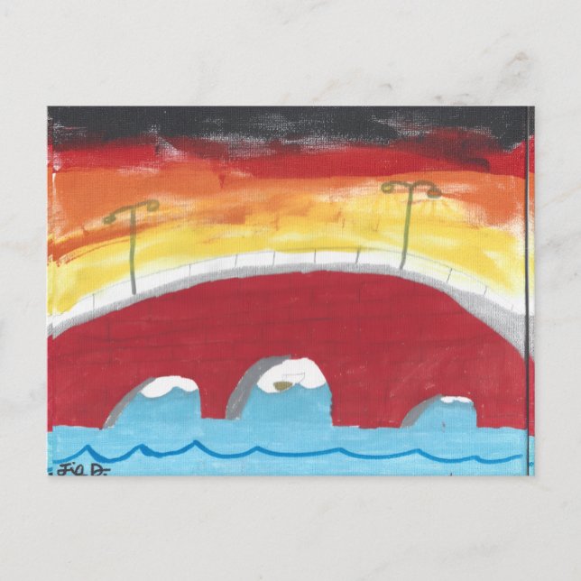 Postal Bridge at Nighttime (Anverso)