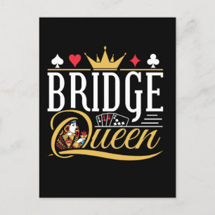 Postal Bridge Queen Card Game Women