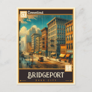 Postal Bridgeport, Connecticut Vintage