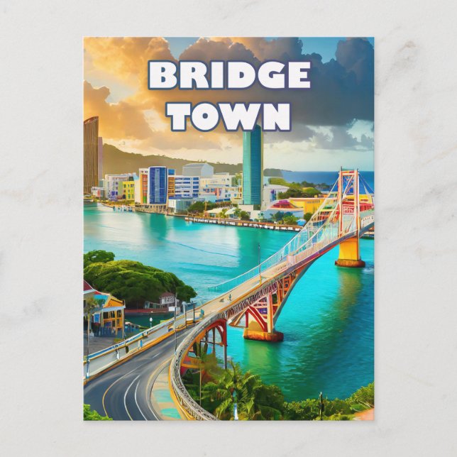 Postal Bridgetown, jewel of the Caribbean (Anverso)