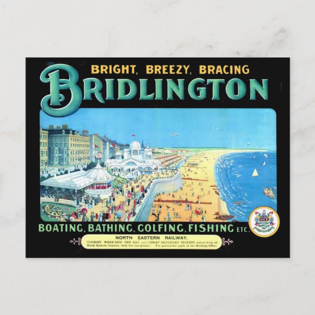 Postal Bridlington by the Sea (Anverso)