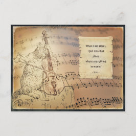 Postal Briefkaart conoció a Rumi - Todo es música