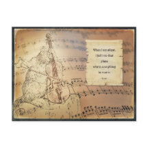 Briefkaart conoció a Rumi - Todo es música