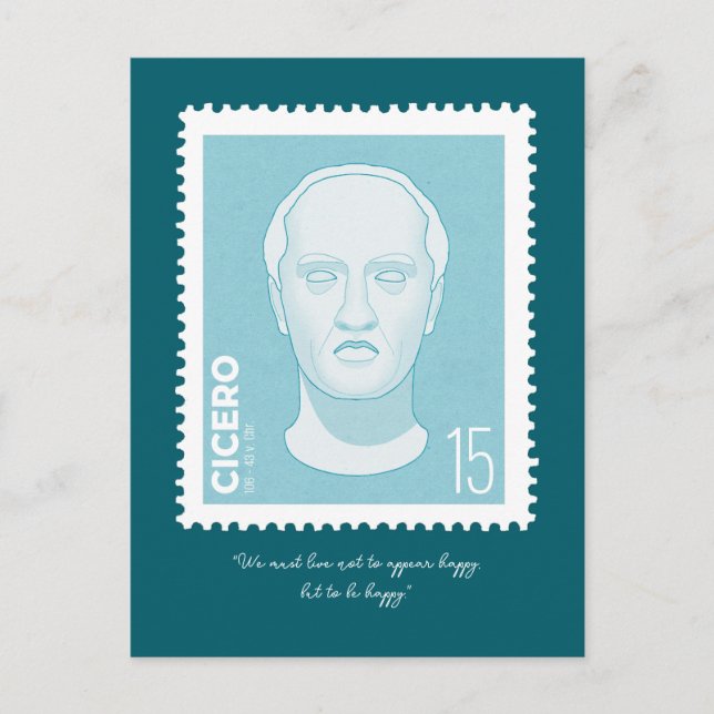 Postal Briefmarke Cicero -   (Anverso)