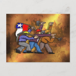 Postal Brigada Muralista Ramona Parra - Chile