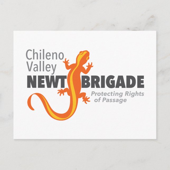 Postal Brigada Newt de Chileno Valley (Anverso)